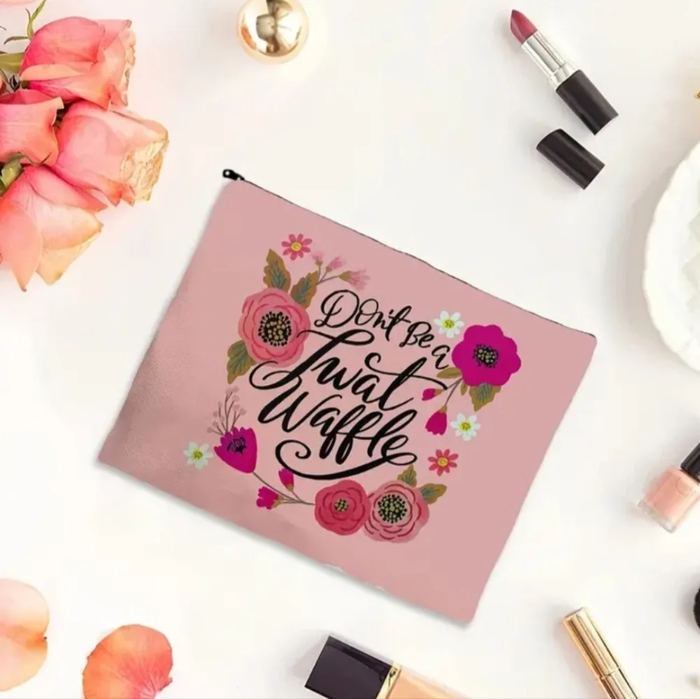 Tw@t waffle Cosmetic Case